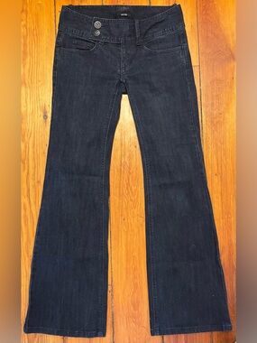 Vintage Jacob Women’s Dark Wash Mid-Rise Flare Jeans